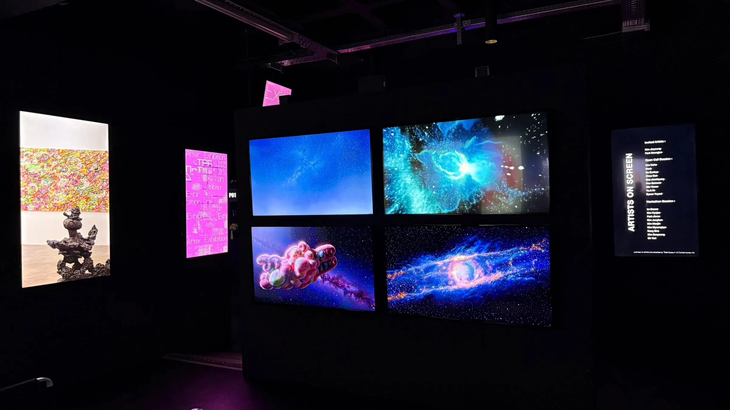 Glowing individual works